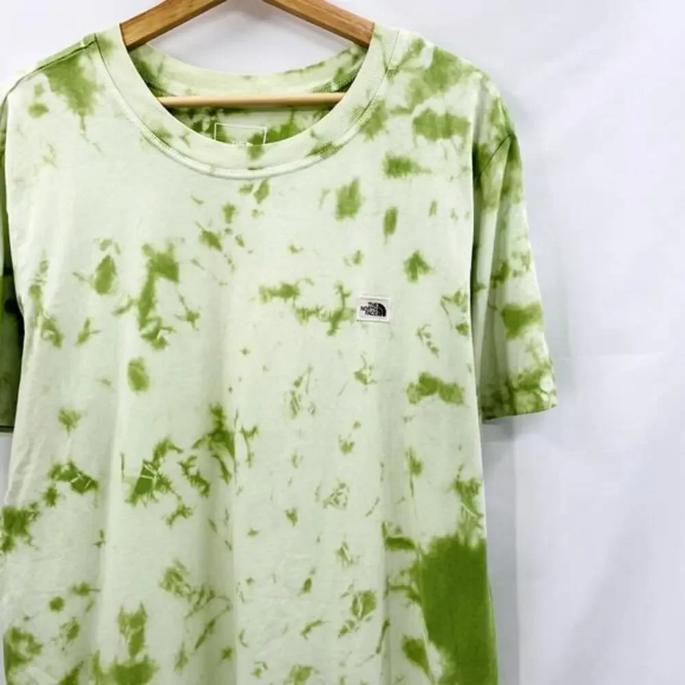 The North Face green tie dye tee